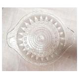 Gorgeous Glass Decorative Torte Plate