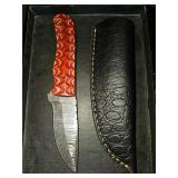 Handmade damascus knife