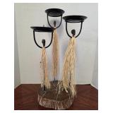 Tribal Art Candle Holder