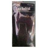 Fish Skull Faux Bucktail Black