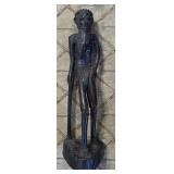 African Walking Man with Stick