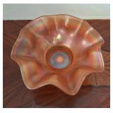 Marigold Glass Candy Dish