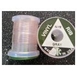 Fly Fishing Thread UTC Vinyl Gray Rib (Qty 2)