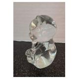 Clear Fenton Heart Bear