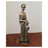 Tribal Golden Lady with Child