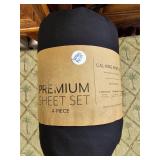 Premium cal king 4 piece sheet set