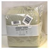 Jersey Knit Queen Sheet Set