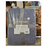 Madison park queen/full waffle blanket