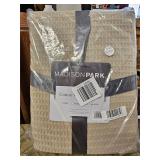 Madison park king waffle blanket