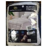 Serta King All Natural White Down Comforter