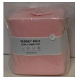 Jersey Knit Queen Sheet Set
