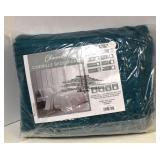 Channel Chenille Peacock Queen Bedspread