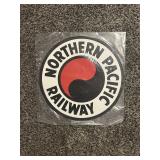 Northern Pacific Railway Monad Emblem Sign