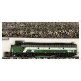 N Scale Kato E8/9-A Burlington Northern #9943