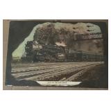 Saga of the Iron Horse Wooden Train Plaque