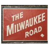 The Milwaukee Road Railroad Sign