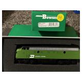 Bowser Burlington Northern F9 A Powered Locomotive