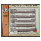 Con-Cor HO Scale Twin Stack 5-Car Unit Train Set