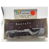 Walthers 50' Airslide Hopper Kit Santa Fe ATSF
