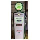 Sinclair Model Original Gas Pump w/ Lighted Dino Glass Globe