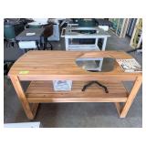Big Green Egg Solid Acacia Hardwood Table XL