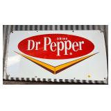 Dr.Pepper Porcelain Sign