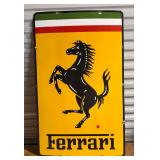 Ferrari Porcelain Sign