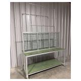 Aluminum Frame Rolling Rack Display