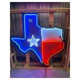 State of Texas Neon Sign