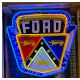 Ford Jubilee Embossed Neon Sign