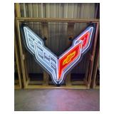 Corvette C8 Logo Neon Sign