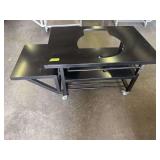 XL Big Green Egg Black Powdered Coated Aluminum Carriage Table