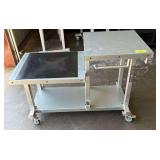 Aluminum Mini Max Big Green Egg Carriage Table