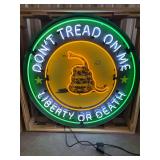Don’t Tread On Me Logo Neon Sign