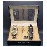 Brand New Rovel 3pcs Watch Clip and Knife Gift Set