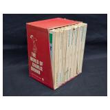 Vtg 1958 World of Charlie Brown 9 Book Box Set