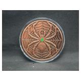 Spider Web 5 AVDP Ounce .999 Copper Artbar