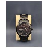Guess Men's Black Stainless Chronograph Watch