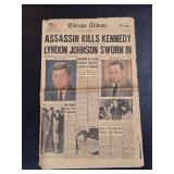 Chicago Tribune Assassin Kills Kennedy Newspaper