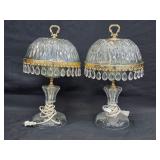 Pair of Vintage Michelotti Boudoir 16' Lamps