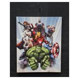 New 16'x 20' Marvel Avengers Framed Wall Canvas