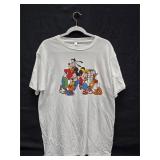 Disney Mickey & Friends Colorful Group Large Shirt