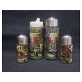 Vintage Ruane Manning Coffee House 4pcs Shaker Set