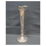 Vtg Continental EPNS Plate Lace Art Nouveau Vase