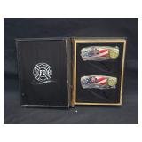 Fire Department Commemorative Dual Knife Set