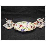 Godinger & Paul Cardew Butterfly Tea & Coffee Set