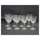 8pcs. Mikasa Old Dublin Glass Goblet Set