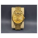 Olmeca Gold Plated 42mm Chronograph Watch