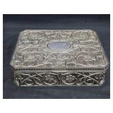 Vintage Godinger Silver Plate Jewelry Trinket Box