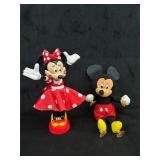 Fundango Spinning Minnie & Suction Cup Mickey Pair
